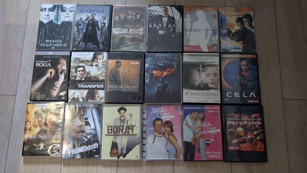 Filmy DVD PL 35 sztuk