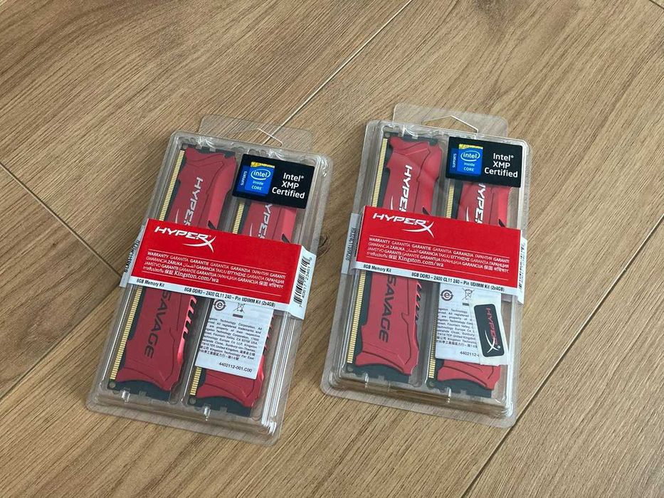 Pamięć HyperX Savage, DDR3, 16 GB (4x 4GB), 2400MHz, CL11 (HX324C11SRK2/8)