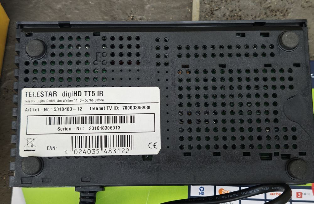 Dekoder odbiornik Telestar dihiHD TT5 IR  DVB-T2