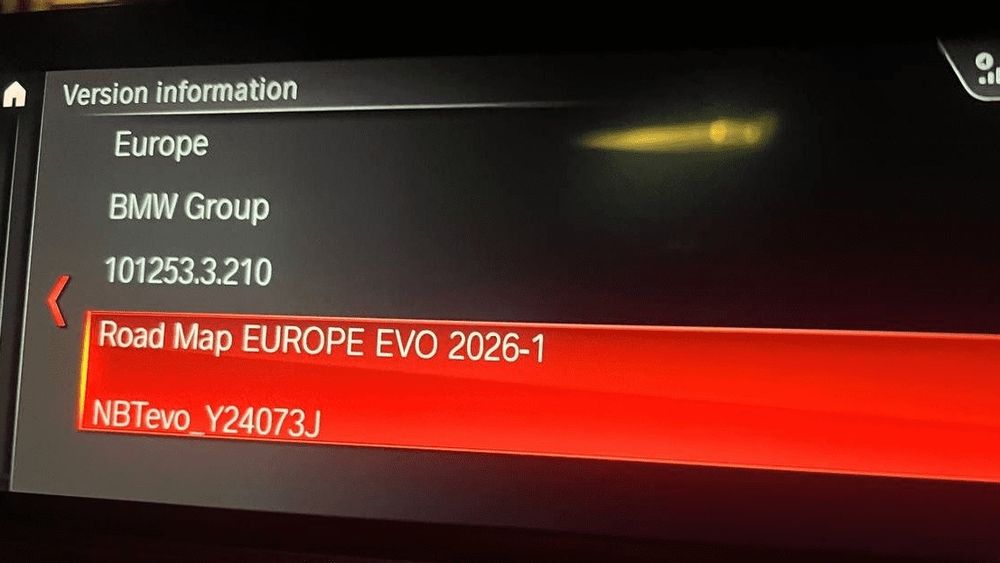 Mapas BMW Mini Evo 2026-1 Europa ID4 ou ROUTE 2025 Europa