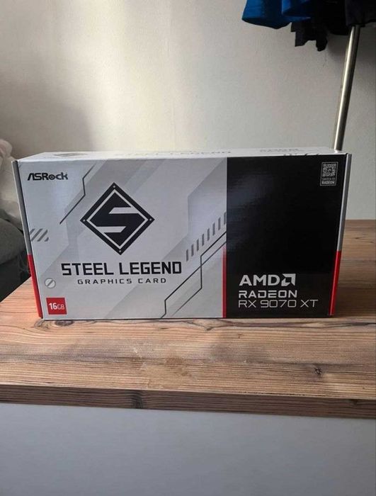 ASRock AMD Radeon RX 9070 XT Steel Legend 16GB RX9070XT SL 16G