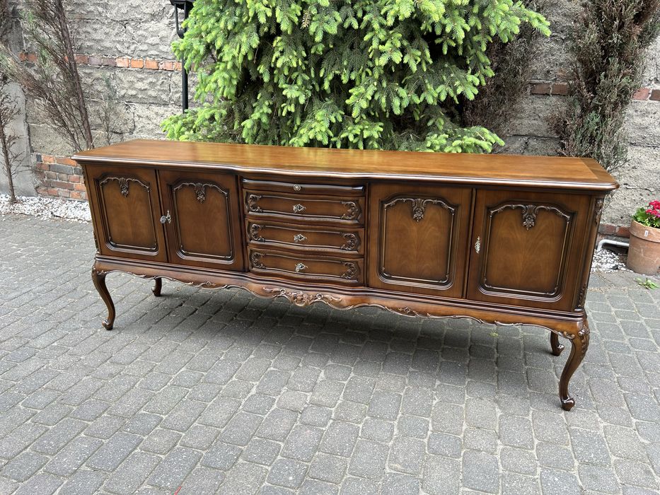 Komoda Ludwikowksa Ludwik 2,2m Kredens Warrings Stolik TV RTV Lowboard