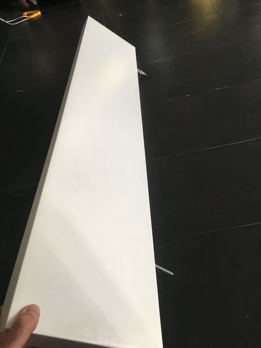 3 Prateleiras Brancas de embutir