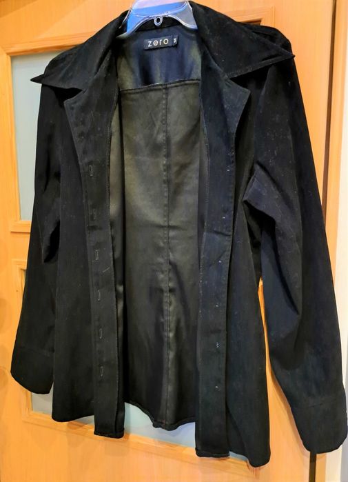 Czarna damska koszula rozpinana firmy ZERO , rozmiar XL