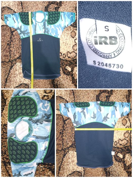 Регбійний шолом Mitre. Захисні футболки