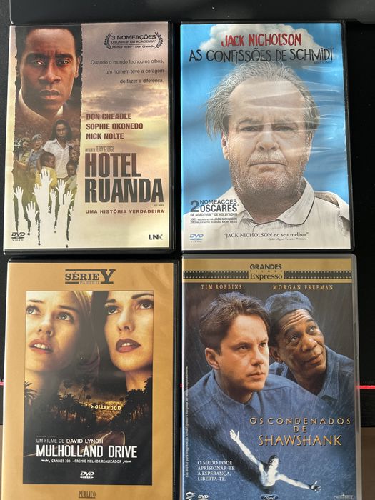 Vários DVDs e Blue Rays originais