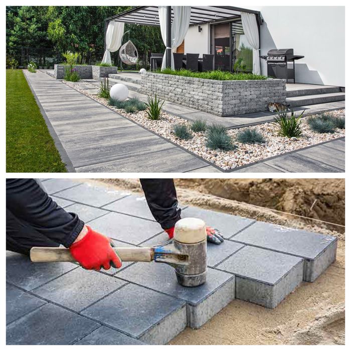 Brukarstwo Układanie kostki brukowej Parkingi Drogi