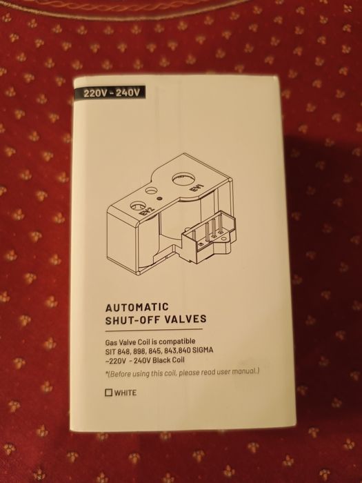 Катушка SIT- 845,848,840 Sigma. Єлектроклапан котла Иммергаз.