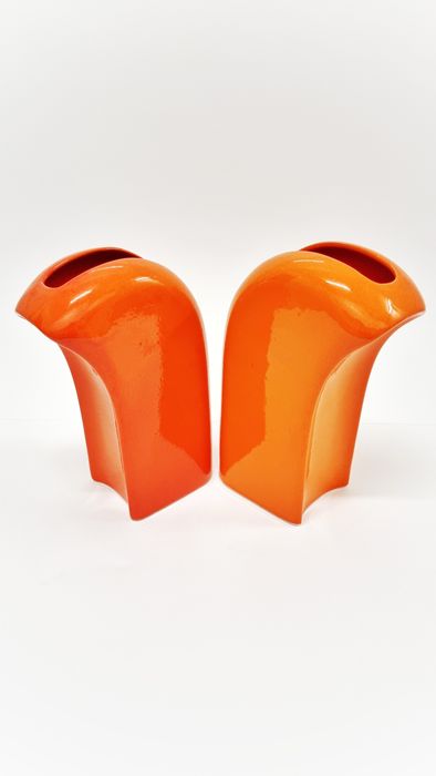 Par de vasos Space Age Cases Manises Espanha Anos 70
Raríssimo par de