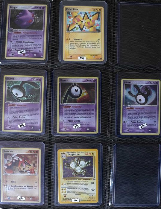 Cartas/Singles Pokémon TCG CN/KR/PT/ES/IT/GR