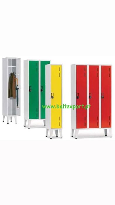 Vestiário Metálico Simples Duplo Triplo Quadruplo Cacifos Portas Novo
