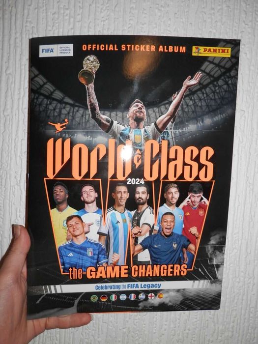 Panini World Class 2024 Football Sticker Álbum vazio