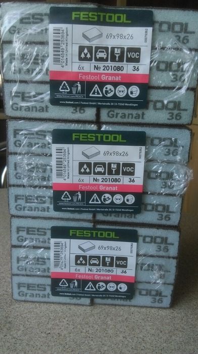 FESTOOL gąbka szlifierska 6szt