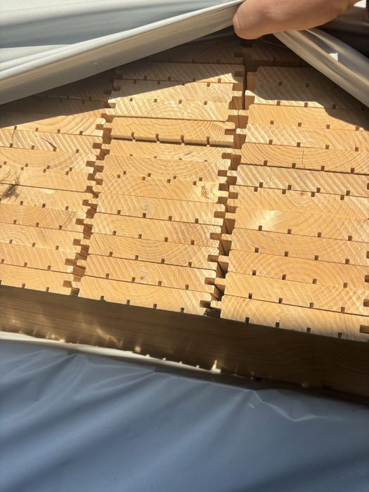 Deska elewacyjna 19mm boazeria szalówka pióro-wpust nadbitka