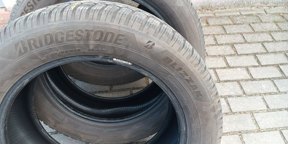 Opony zimowe Bridgestone Blizzak 235/55/18 rocznik 2024