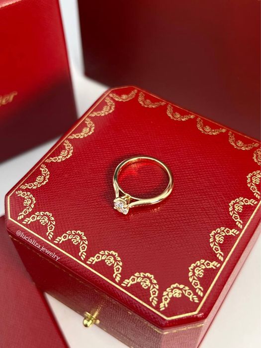 Каблучка Cartier Оригінал Рожеве золото 750 проба