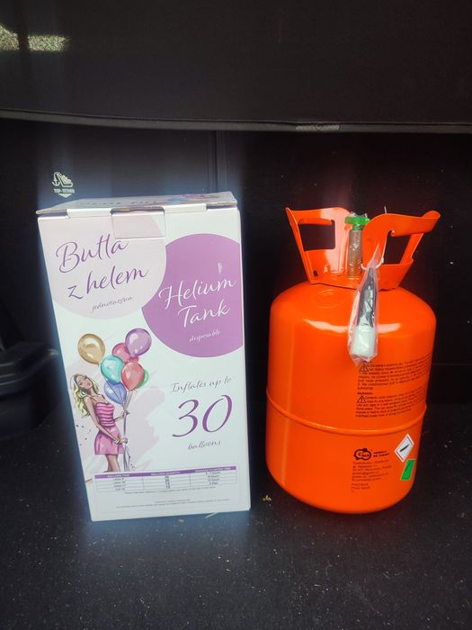 Гелий в балоне для 30 шариков диаметром 23 см