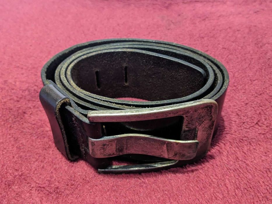 Мужские брендовые пояса PIONEROS + 1, нат.кожа (EU / Япония)