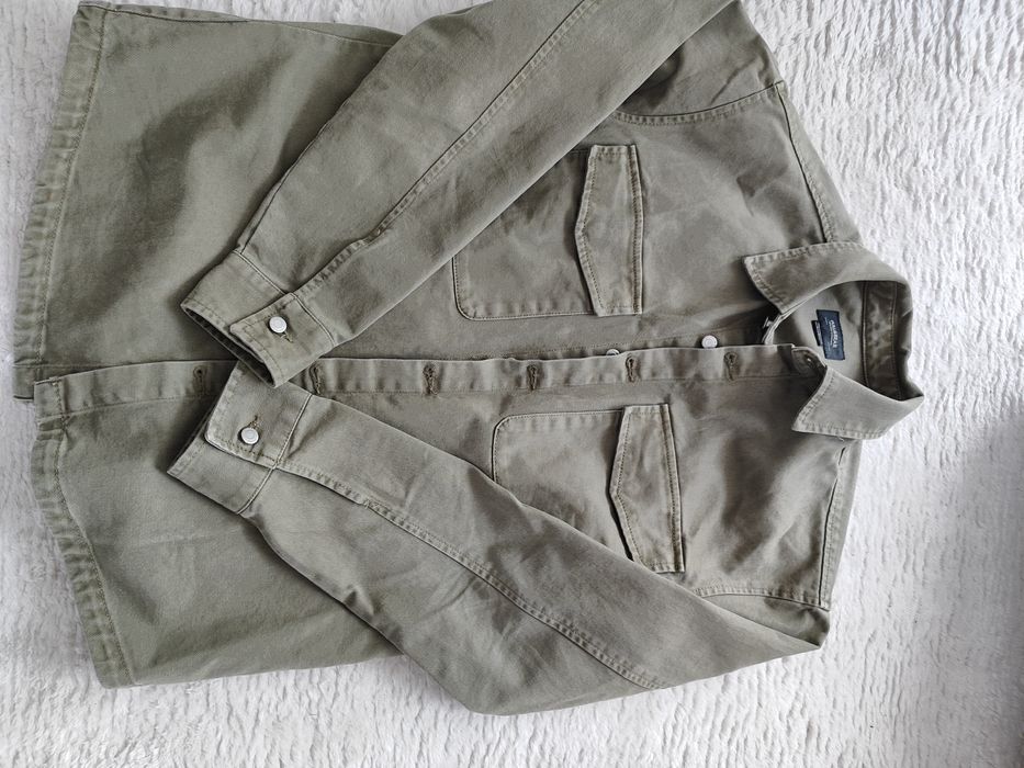 Koszula jeansowa khaki Puul&Bear