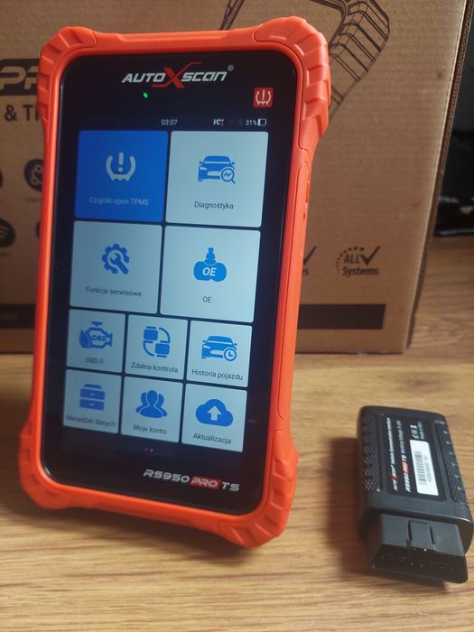 Tester diagnostyczny Autoxscan RS 950 Pro TS + programator czujników