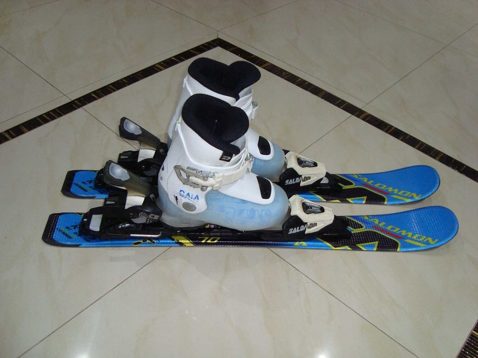 Komplet narty SALOMON JR 70CM+buty DALBELLO 17,5CM rozm.27