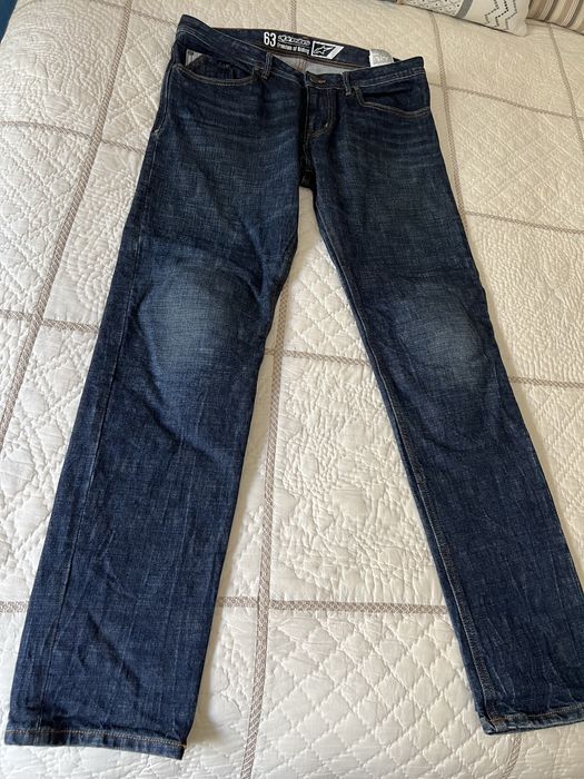 Calças ALPINESTARS - Modelo Pro Denim Copper 7009 DARK RINSE