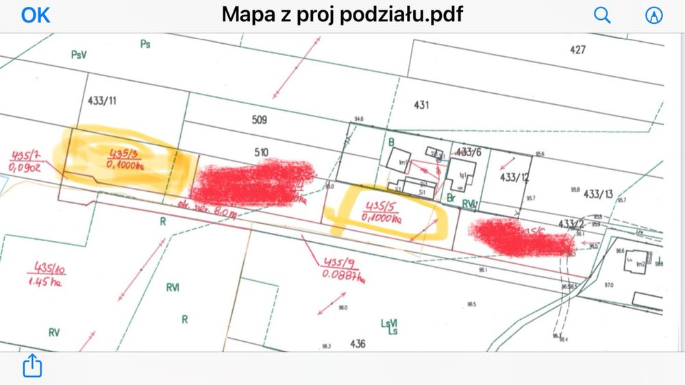 Dzialka Anastazew Mostówka  las, natura