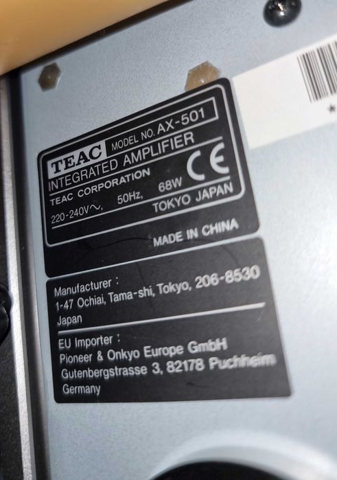 ‼️ Балансный стереоусилитель TEAC AX-501 (видеообзор)