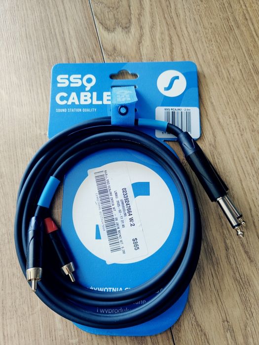 Kable 2xjack 6.3 na 2xchinch