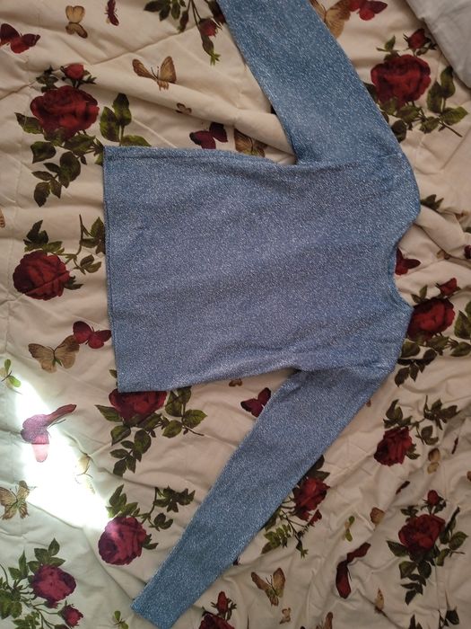 костюм для дівчинки у синьому кольорі