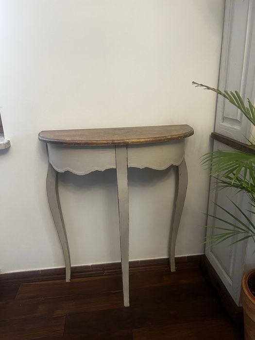 Stylowa konsola / stolik przyścienny – vintage / shabby chic