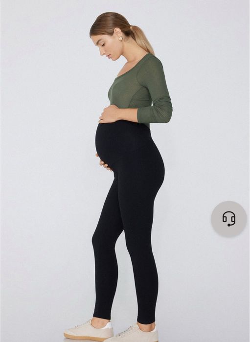 Термо легінси лосіни tezenis утеплені із бавовни S oysho для вагітних