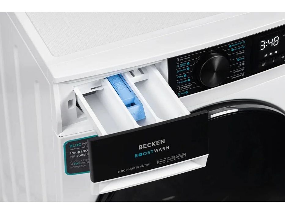 Máquina de Lavar Roupa (8 kg - 1400 rpm - Branco)