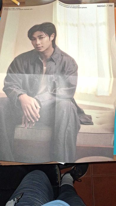 RM of BTS - [Indigo] Outer Box + Book + CD + Postcard + Photocard