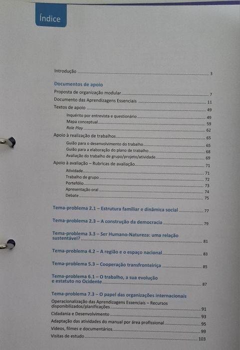 Dossier professor  Área de Integração.  Novo