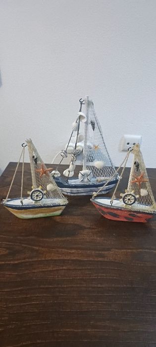 Artesanato barcos faróis