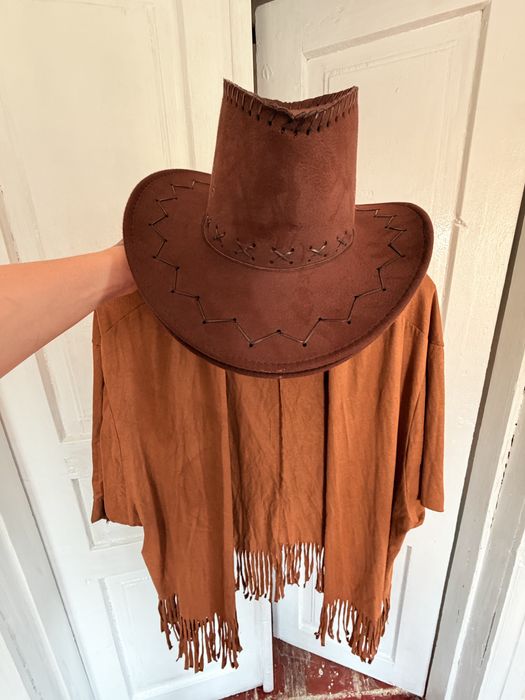 Cowboy стиль накидка та 2 шляпи