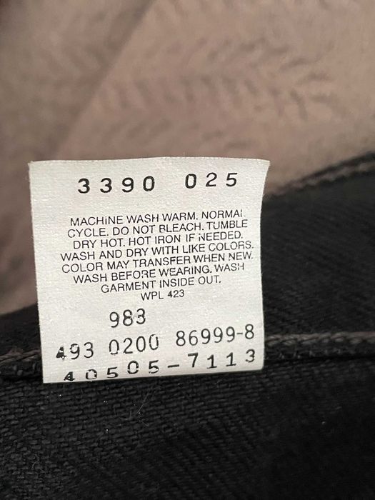 Nowe Czarne Levis 505 W34 L34