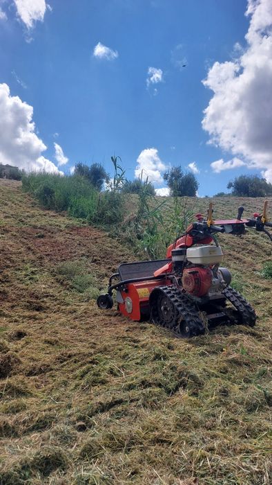 Limpeza de terrenos com destroçador pedestre- rápido e eficaz