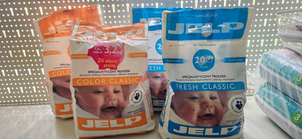 Proszek do prania Jelp do pieluchy odzieży niemowląt pielucha Pampers