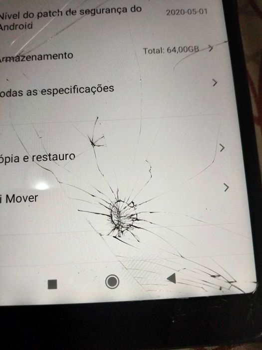 Telemóvel redmi 6 a funcionar com visor partido