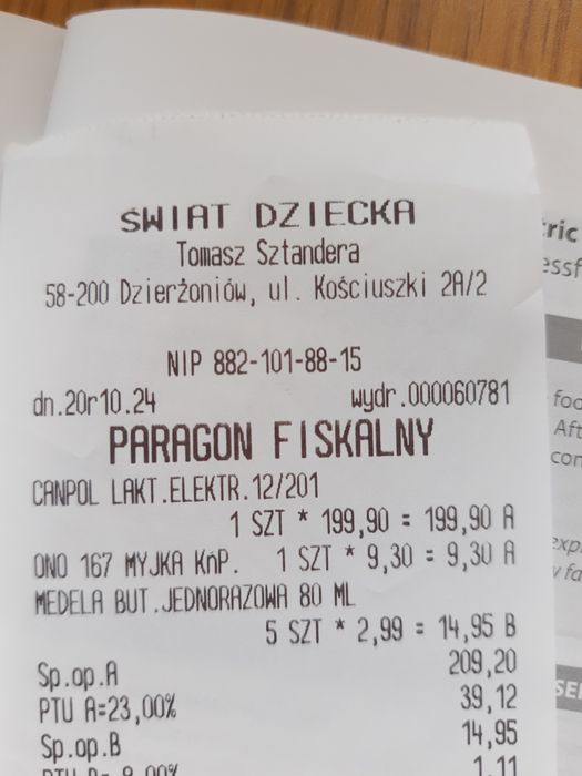 Laktator elektryczny Canpol Easy Start