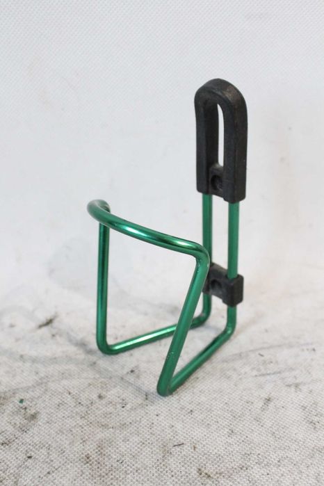 ZIELONY uchwyt na bidon koszyk retro rowerowy cu2