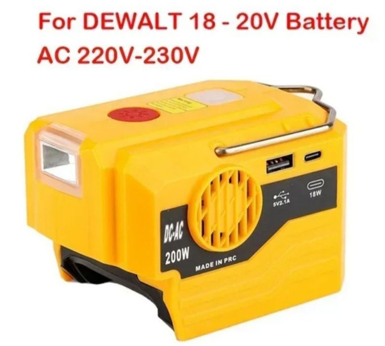 Инвертор Dewalt,makita,адаптер с батареи dewalt на инструмент makita