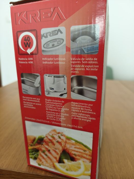 Lancheira elétrica para casa e carro