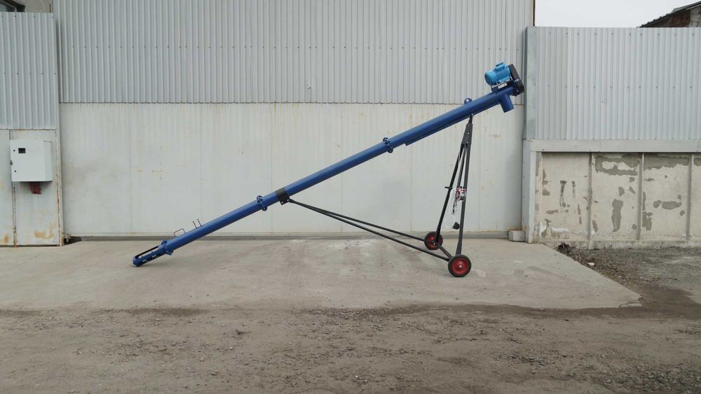 Шнековий навантажувач Ø219мм*8000, б/дв. Погрузчик шнековый. Шнек.