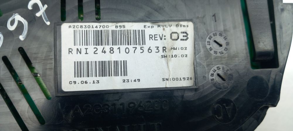 Quadrante / painel de instrumentos RENAULT Megane III (BZ0_)