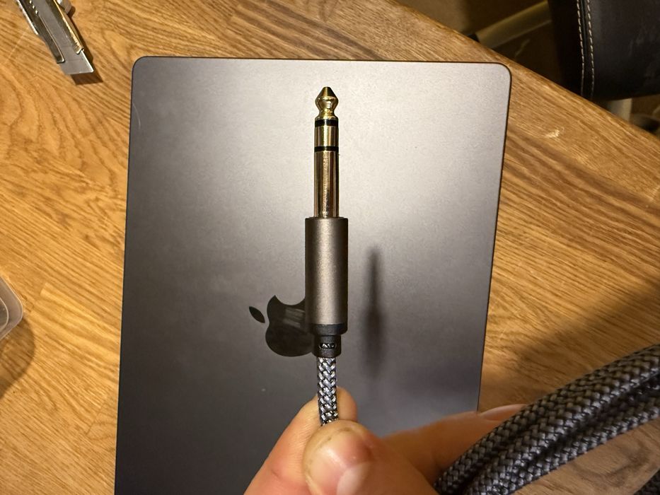 Аудіо кабель Jack 6.35 -  Jack 6.35 1.5м