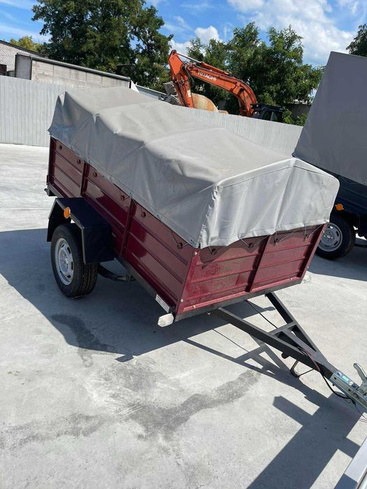 прицепы ДНЕПР,дышло треугольное и тент ПВХ, цена завода.