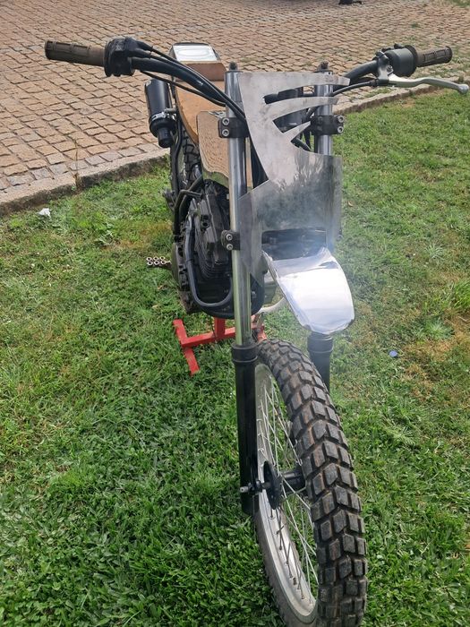 Yamaha xt 350 progeto scrambler